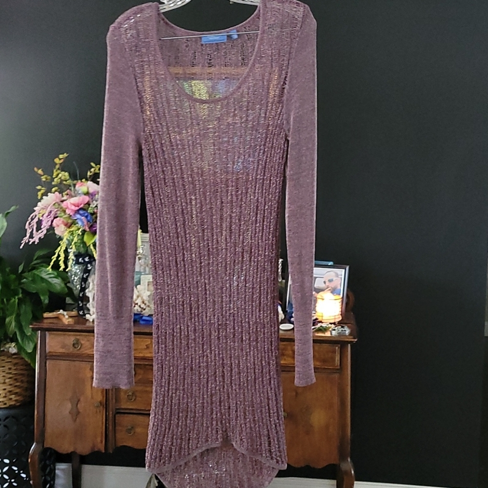Simply Vera by Vera Wang Crochet longsleve Top